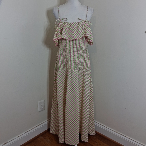 SAYLOR Watermelon Palomina Maxi Dress Size Large - Picture 2 of 9